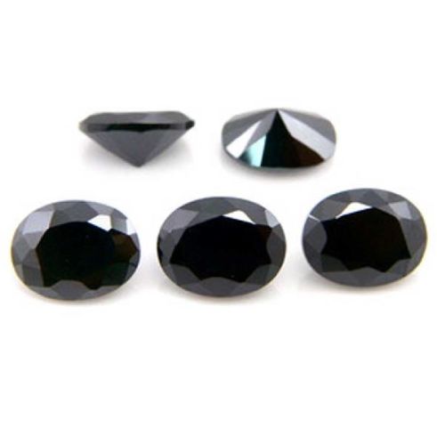 3.00 Carat Oval Cut Black Diamond