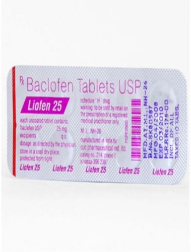 Baclofen liofen 25mg