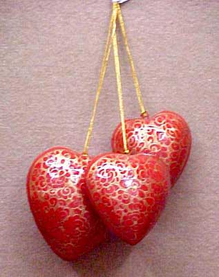 Item Code : MAS-CTHH-03 Christmas Tree Hangings Hearts