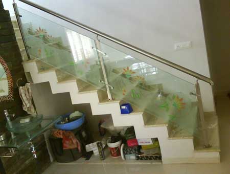 Stainless Steel Glass Railing 04