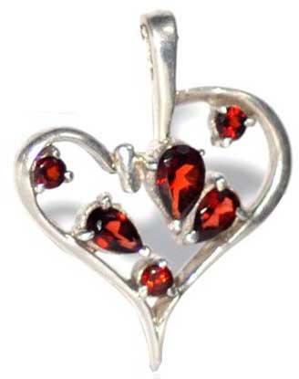 Silver Broken Heart Pendant