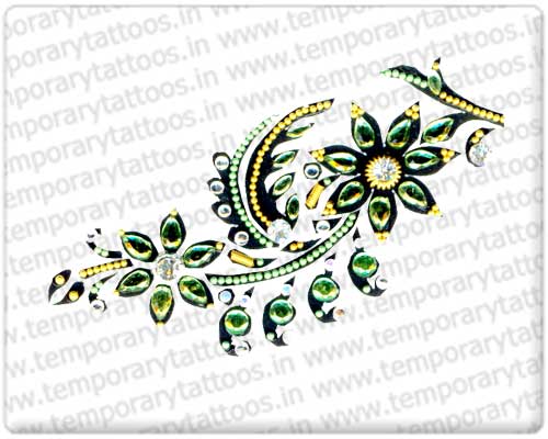 Stic On Body Tattoos, Color : Assorted