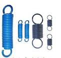 Polished Metal Extension Springs, Style : Coil