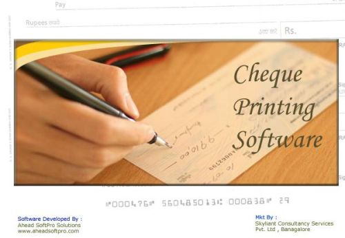 Cheque Printing Software