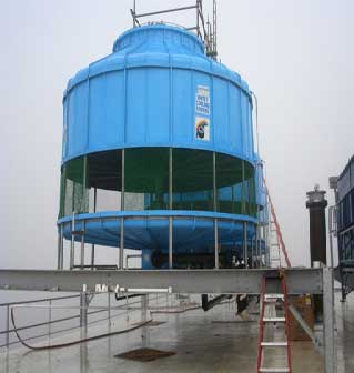 FRP Induced Draft Bottle Shape Cooling Tower