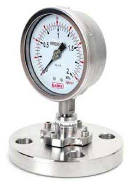 Flanged Diaphragm Pressure Gauge