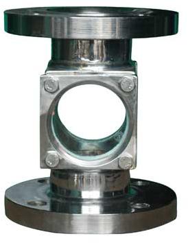 Double Window Sight Flow Indicator