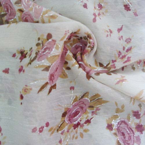 Printed Polyester Fabric, Color : Multicolor