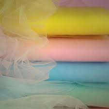 Plain Net Fabric, Color : Multicolor