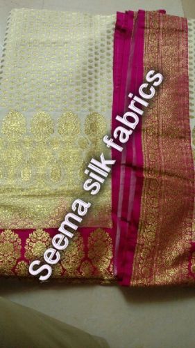 Designer Pure Katan Silk Sarees, Pattern : Printed Embroidered