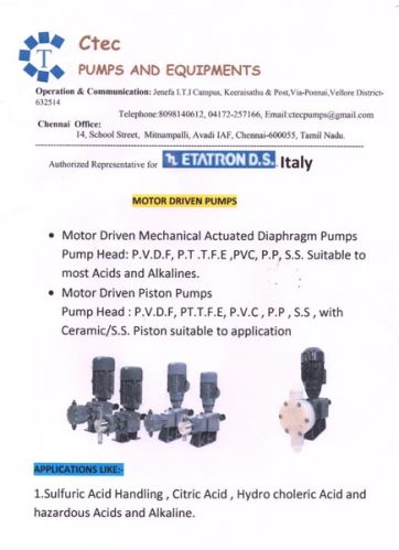 Metering Pumps