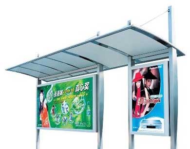 Stainless Steel Bus Shelter