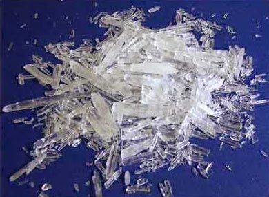 Menthol crystal
