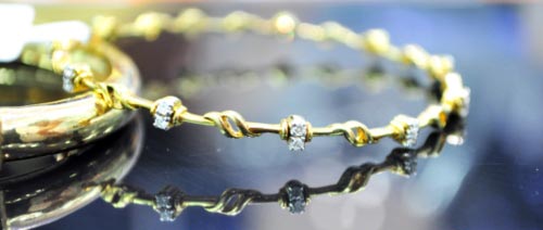 Item Code : B 265 Diamond Bangles