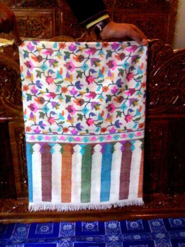 Pashmina Kani, Size : LENGTH=2M, WIDTH=1M