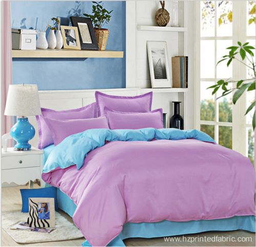 Color Bed Sheet For Home Use Gift Bedding Set
