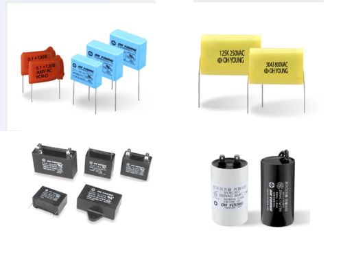 Motor Running Capacitors, Metallized Polyester Film Capacitors, High Voltage Polypropylene Film Capacitors