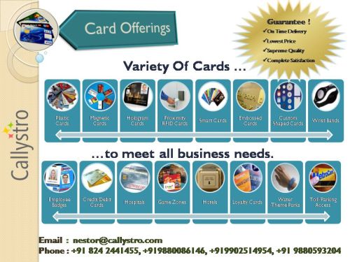 RFID Cards, Magnetic Cards