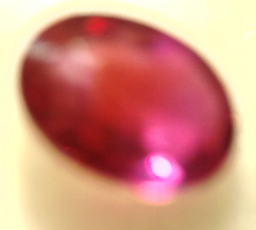 Oval Pink Ruby Stone, For Astrological Purpose