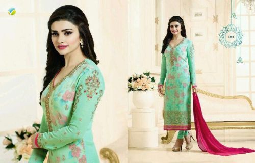 PAKISTANI STRAIGHT CUT GEORGETTE SUIT, Gender : WOMEN