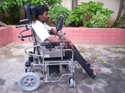 Chin Drive Wheelchair