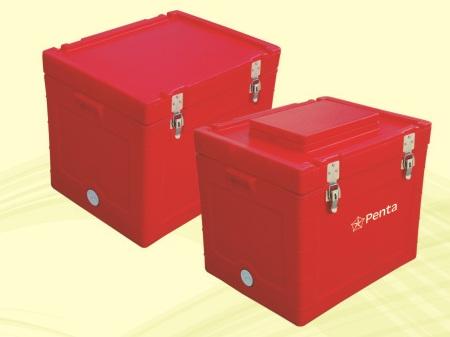Roto Plastic Ice Box, Color : Red, Blue