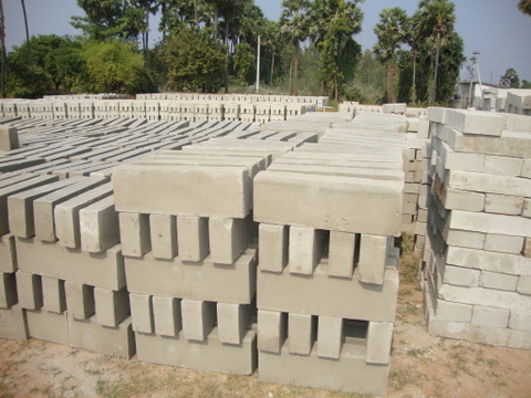 Light Weight Concrete Blocks, Color : CEMENT GREY