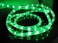 100m 2w LED Rope White and Green Light