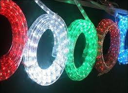 100m 3w LED Rope White and Green Light