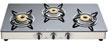 Glass Top Three Burner SS