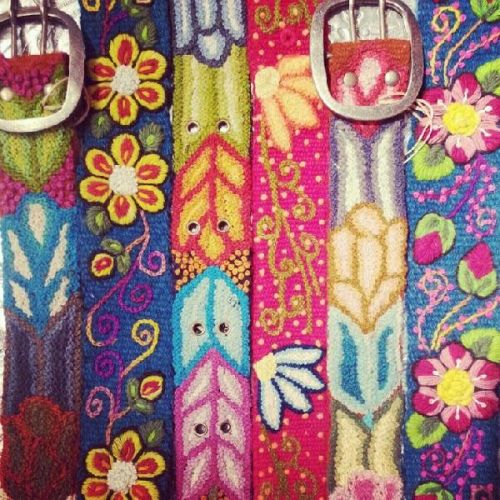 Printed Embroidered Belt, Style : Antique