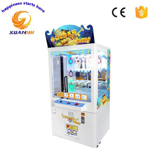 Golden Key Master Claw Crane Game Machine