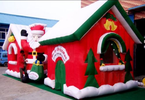 Christmas Inflatables, Color : Red, Wight
