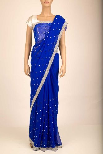 Elegant Blue Saree