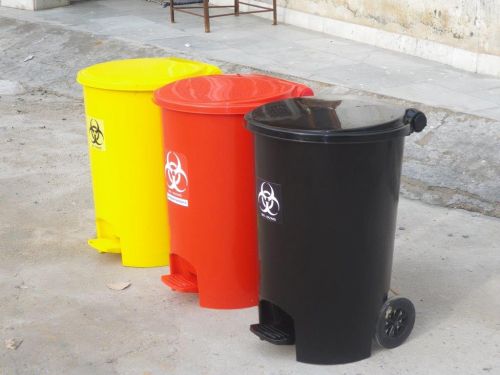 2 Wheeled Dustbin 55l With Pedal