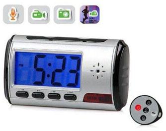 Spy Digital Table Clock Camera