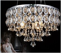 LED Chandelier Crystal Light, Color : Silver