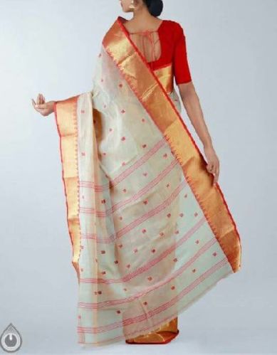 Light Bengal Tant Saree, Style : Ethnic