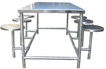 Stainless steel dining table