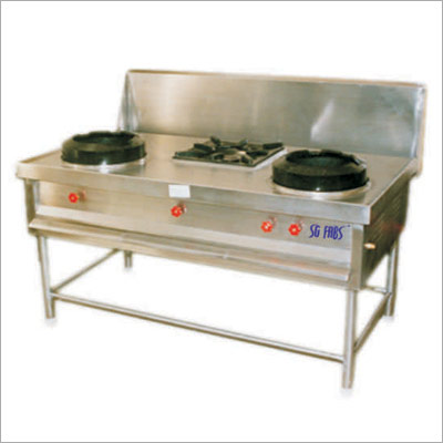 Three Burner Chinese Cooking Range
