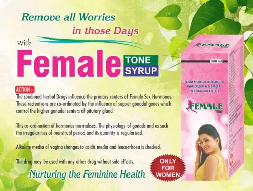 Female Tone 100,200&450 Ml Ayurvedic Syrup