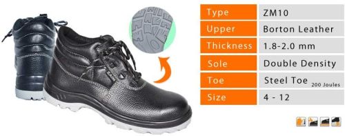 Safety shoes, Toe Type : Steel Toe Or Composite Toe Protection