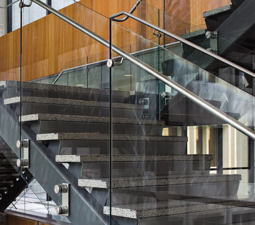 Stainless steel railing