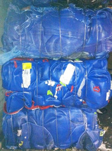 HDPE Blue Drum Scrap