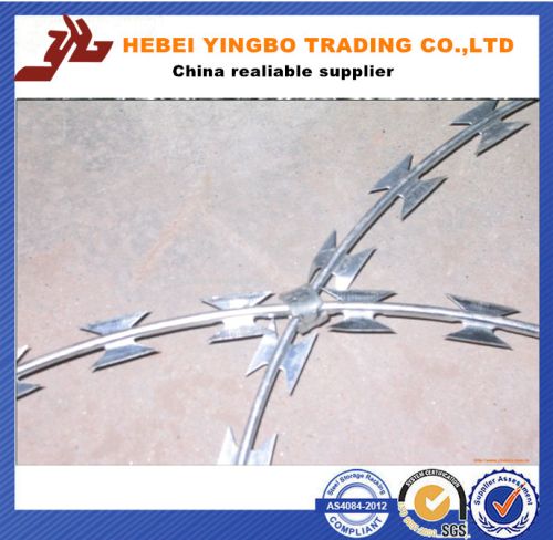 Galvanized Razor Barbed Wire