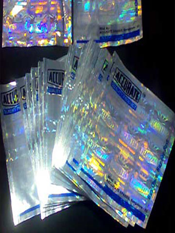 Holographic Pouches