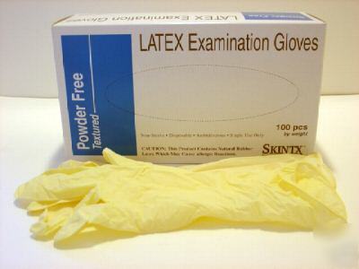 Latex surgical gloves