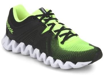 Reebok Zig Squared Rush Black Running Shoes