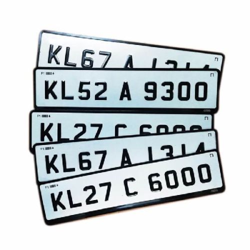 Orbiz Automotivez Car Number Plate, Size : 500x120mm