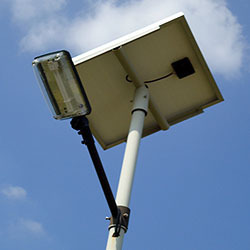 Solar CFL Street Light